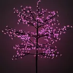 Олень фигура,  светящиеся деревья Сакура