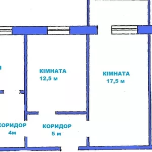 Продам СРОЧНО 2-комнатную квартиру в ЮЗР г.Черкасы
