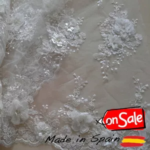 Распродажа испанских кружев (арт. К12074) для пошива свадебных и вечерних платьев
