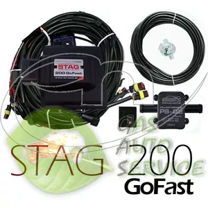 STAG 200 GoFast поставить с форсунками hana хана на авто установить гб