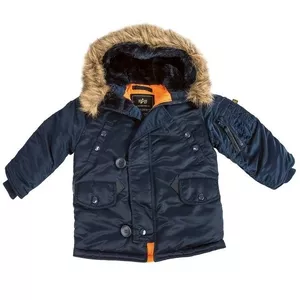 Детские куртки Аляска от Американской фирмы Alpha Industries,  USA