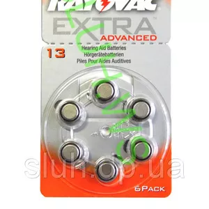 Батарейки 13 Rayovac EXTRA (PR 48)