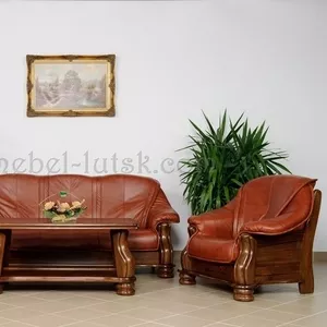 Новая кожаная мебель с Европы (кожаный диван,  кресло или угловой диван