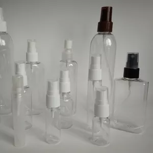 Флакончики флакони пластикові зі спреями,  розпилювачами