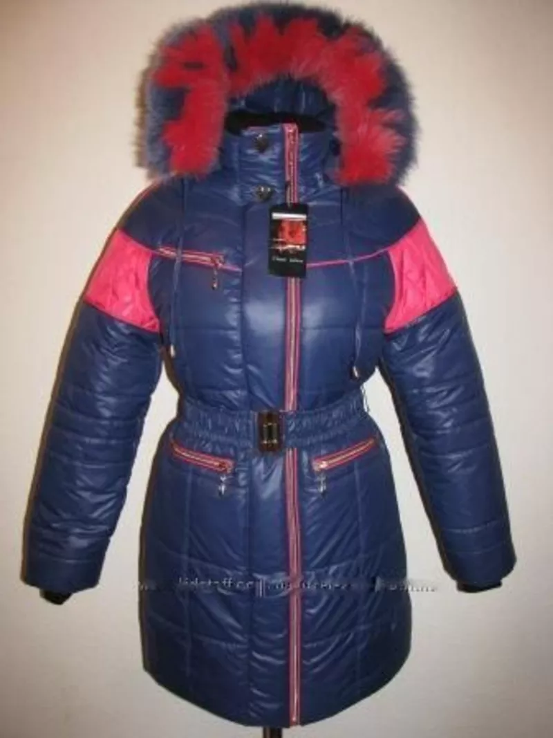 Зимнее пальто для девочки подростка
