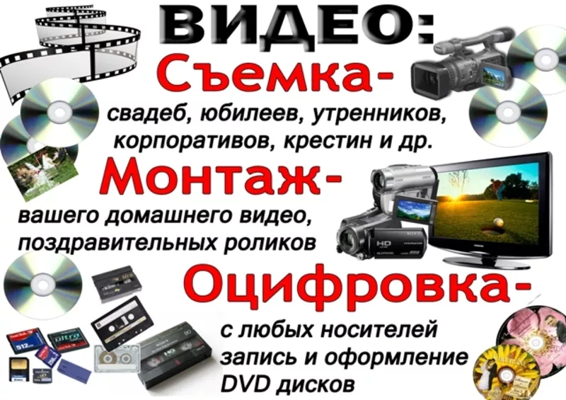 Оцифровка видеокассет в Черкассах и области