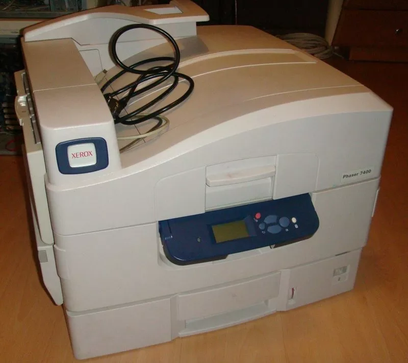 Принтер Xerox Phaser 7400. Цветной,  лазерный. А3-А4. Отличное состояни
