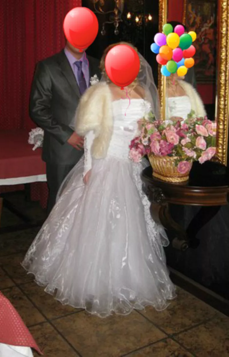 свадебное платье размер 44-46 2