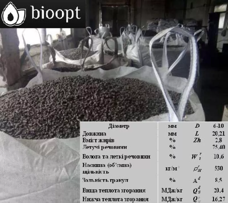 Компания «Биоопт» предлагает топливную гранулу из лузги подсолнечника 