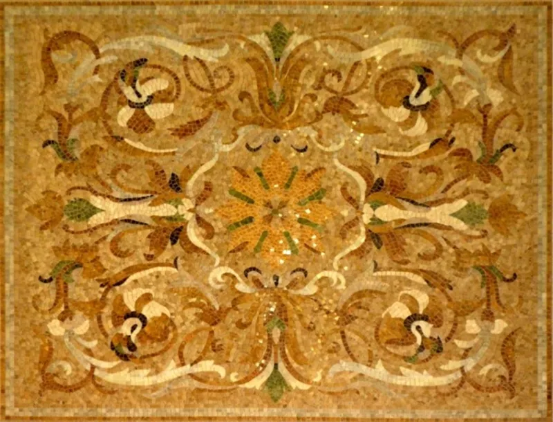 Мозаичное панно иконы фасад бассейн хамам плитка мозаика 8