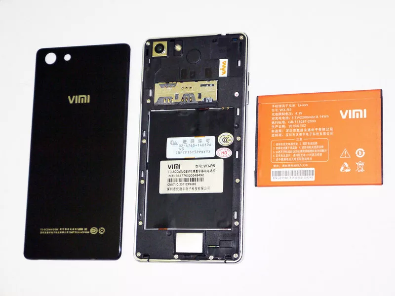 Телефон HTC ViMi W3-R5 экран 4.6
