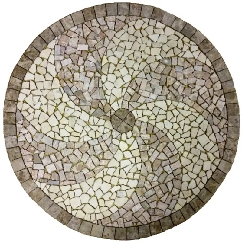 Мозаичные ковры из натурального камня 17